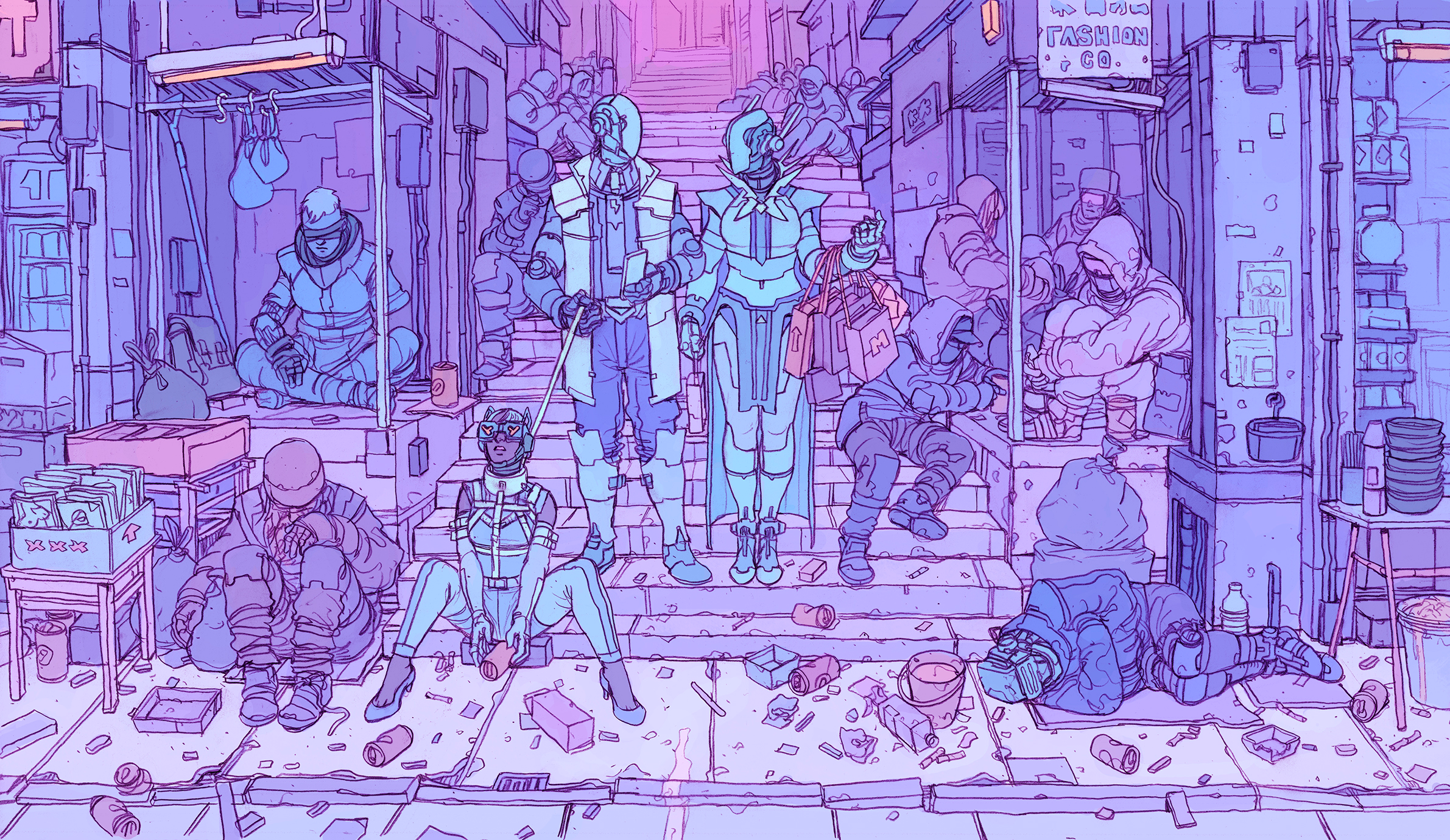 Illustration for article titled Cyberpunk 2077's Special Cover Art Is Very Nice